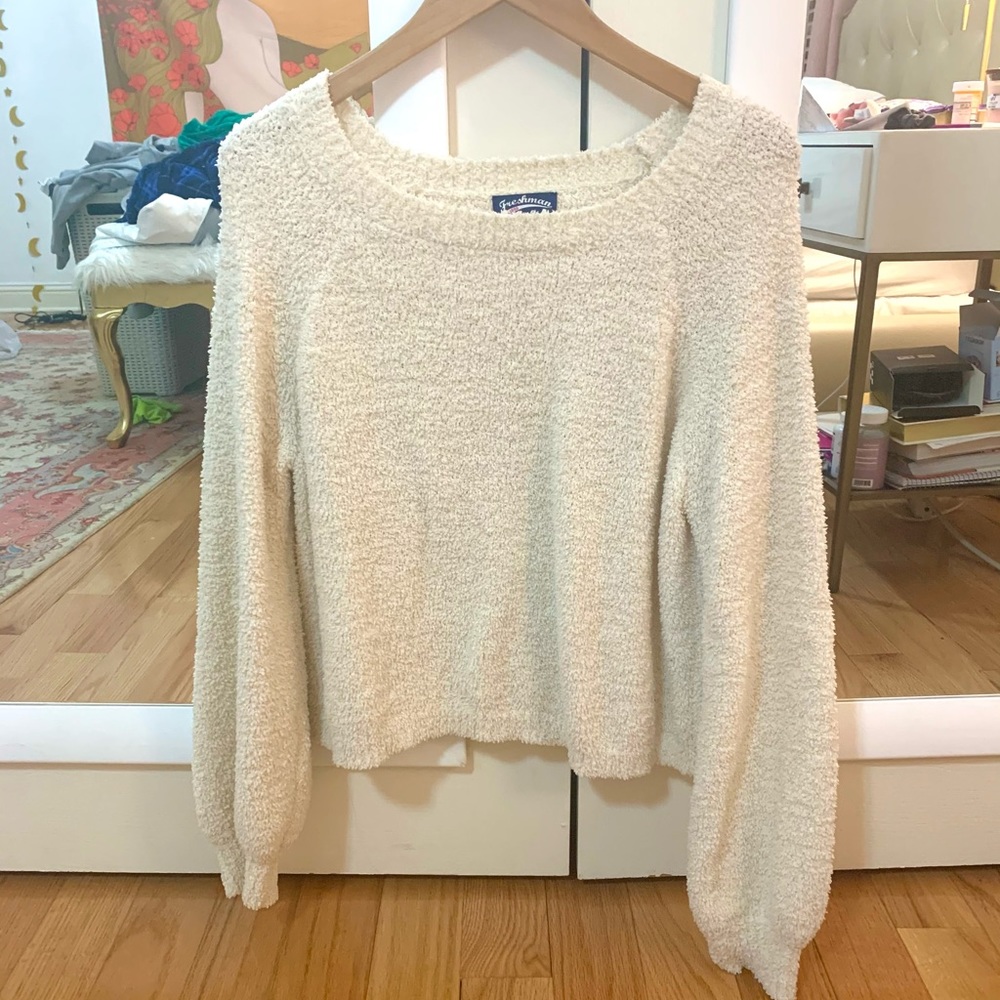 Fuzzy Popcorn Sweater